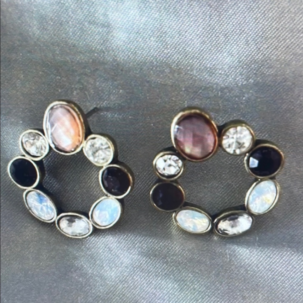 Elegant Multi-Stone Earrings